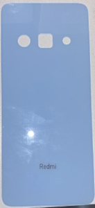 TAMPA TRASEIRA XIAOMI REDMI A3 AZUL COM LENTE