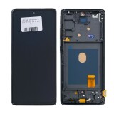 FRONTAL SAMSUNG S21FE PRETO/AZUL ESCURO INCELL COM ARO - NN - M2371