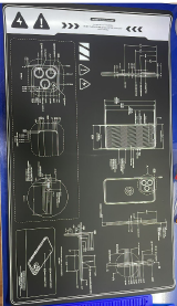 MANTA GRANDE ANTIESTATICA SILICONE AZUL ALTA TEMPERATURA 60X35 YAXUN - YX-S165