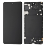 FRONTAL SAMSUNG A71 OLED PREMIUM COM ARO LCD MENOR - TELA PRIME