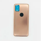 TAMPA TRASEIRA MOTO G9 PLUS DOURADA