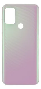 TAMPA TRASEIRA MOTO G30 WHITE LILAS