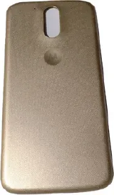 TAMPA TRASEIRA MOTO G4/G4 PLUS DOURADA