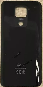 TAMPA TRASEIRA XIAOMI REDMI NOTE 9 PRETA