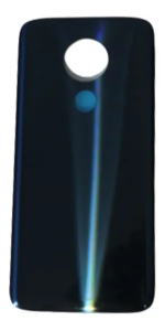 TAMPA TRASEIRA MOTO G7 POWER AZUL