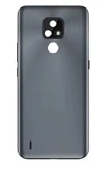 TAMPA TRASEIRA MOTO E7 CINZA COM LENTE