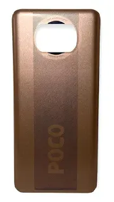 TAMPA TRASEIRA XIAOMI POCO X3 DOURADA