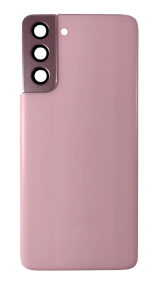 TAMPA TRASEIRA SAMSUNG S21  ROSA COM LENTE