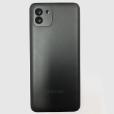 TAMPA TRASEIRA SAMSUNG A03 PRETO COM LENTE