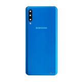 TAMPA TRASEIRA SAMSUNG A50 AZUL COM LENTE