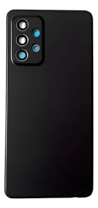 TAMPA TRASEIRA SAMSUNG A52S 5G PRETA COM LENTE