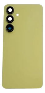 TAMPA TRASEIRA SAMSUNG S24 FE AMARELO COM LENTE