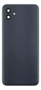 TAMPA TRASEIRA SAMSUNG A04 PRETA COM LENTE