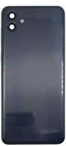 TAMPA TRASEIRA SAMSUNG A04E PRETA COM LENTE