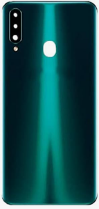 TAMPA TRASEIRA SAMSUNG A20S VERDE COM LENTE