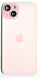 TAMPA TRASEIRA IPHONE 15 ROSA COM LENTE E MAGNETICO - TP