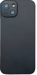 TAMPA TRASEIRA IPHONE 15 PLUS PRETA COM LENTE E MAGNETICO - TP