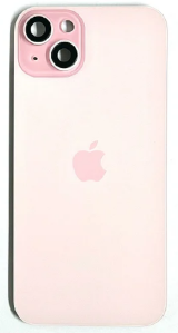 TAMPA TRASEIRA IPHONE 15 PLUS ROSA COM LENTE E MAGNETICO - TP