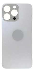 TAMPA TRASEIRA IPHONE 15 PRO MAX TITANIO BRANCO