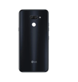 TAMPA TRASEIRA LG K12 MAX PRETA COM LENTE