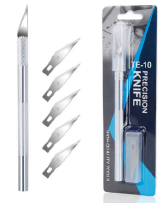 BISTURI DE PRECISÃO COM 5 LAMINAS TE-10