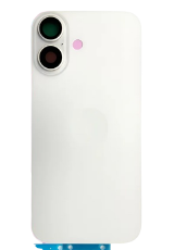 TAMPA TRASEIRA IPHONE 16 PLUS BRANCO COM LENTE E MAGNETICO - TP