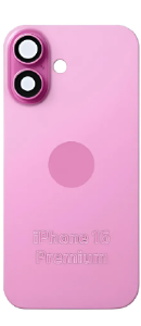 TAMPA TRASEIRA IPHONE 16 ROSA COM LENTE E MAGNETICO - TP