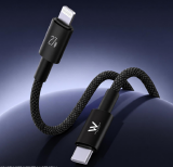 AC0004 - CABO TIPO C - LIGHTNING 27W PRETO 1.3M PREMIUM PARA IPHONE WEFIX