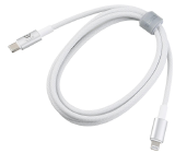AC0005 - CABO TIPO C - LIGHTNING 27W BRANCO 1.3M PREMIUM PARA IPHONE WEFIX