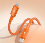 AC0006 - CABO TIPO C - LIGHTNING 27W LARANJA 1.3M PREMIUM IPHONE WEFIX