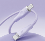 AC0012 - CABO TIPO C - LIGHTNING 27W ROXO 1.3M PREMIUM SILICONE PARA IPHONE WEFIX