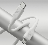 AC0020 - CABO TIPO C PARA LIGHTNING 27W BRANCO 1M PVC PARA IPHONE WEFIX
