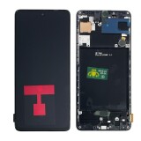 FRONTAL SAMSUNG A71 OLED PREMIUM COM ARO LCD NORMAL - WK - SEM BIOMETRIA - K2047