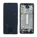 FRONTAL SAMSUNG A52 5G / A52S OLED COM ARO PRETO E COM BIOMETRIA - WEFIX QUALIDADE DE NACIONAL - W2083