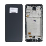 FRONTAL SAMSUNG A72 OLED ORIGINAL CHINA COM ARO PRETO - NN - M2246